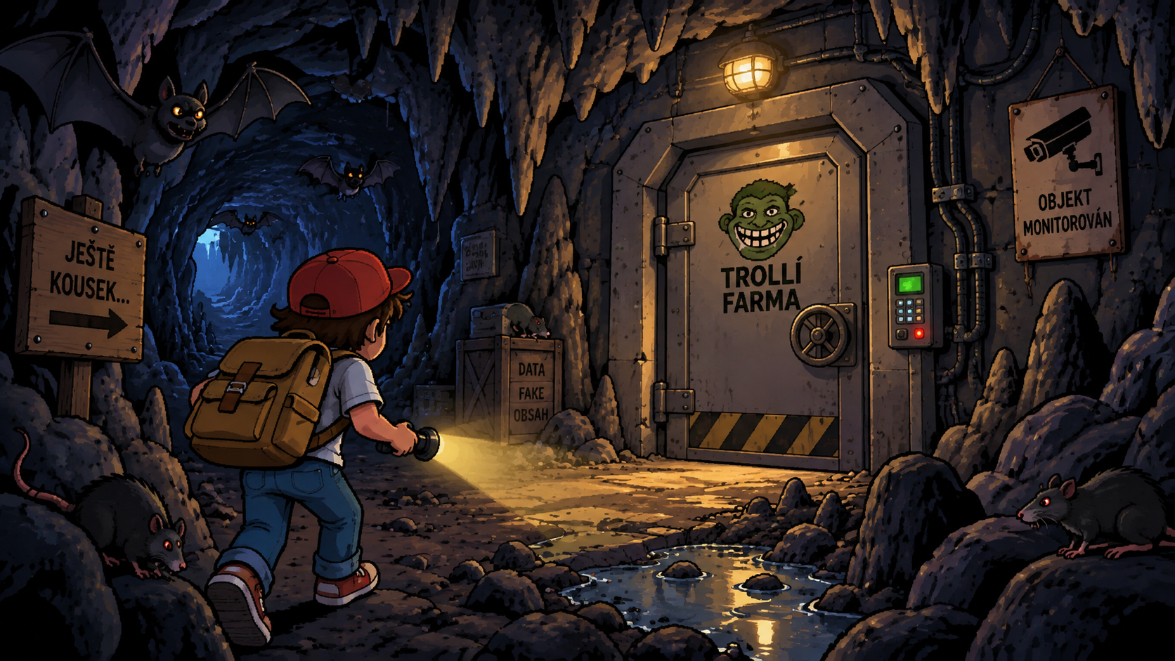 Samova dobrodružství III: Trollí farma – scéna 1
